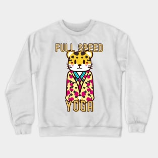 Cheetah yoga Crewneck Sweatshirt